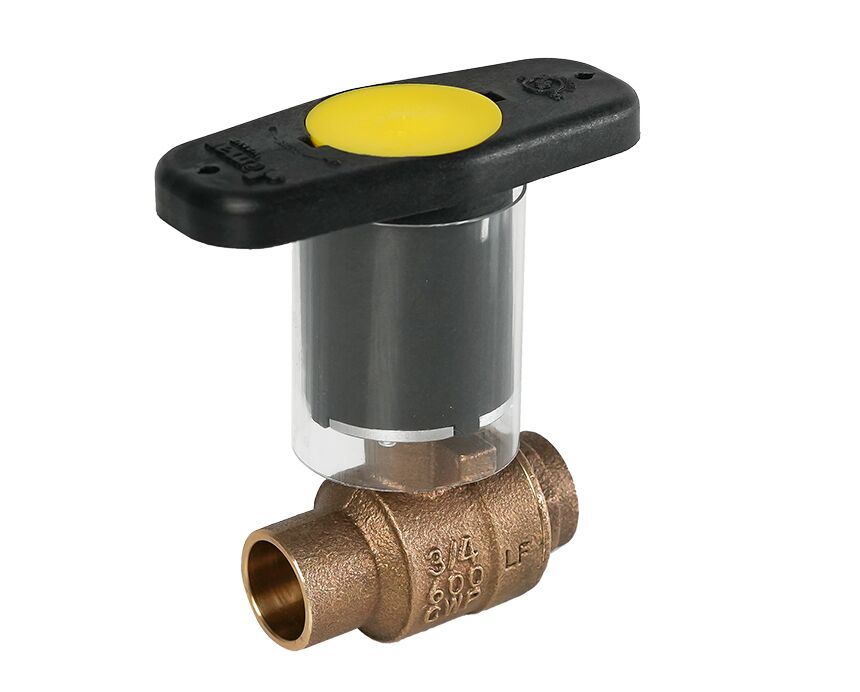 S-200CSSG-IH Lead Free Bronze Ball Valve with ThermalBlock Handle